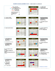 School Calendar – Welcome to Worth School District 127